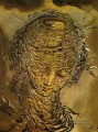 Raphaelischer Kopf der Salvador Dali explodiert